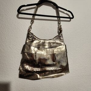 Metallic Silver Gold Glam Women's Bag